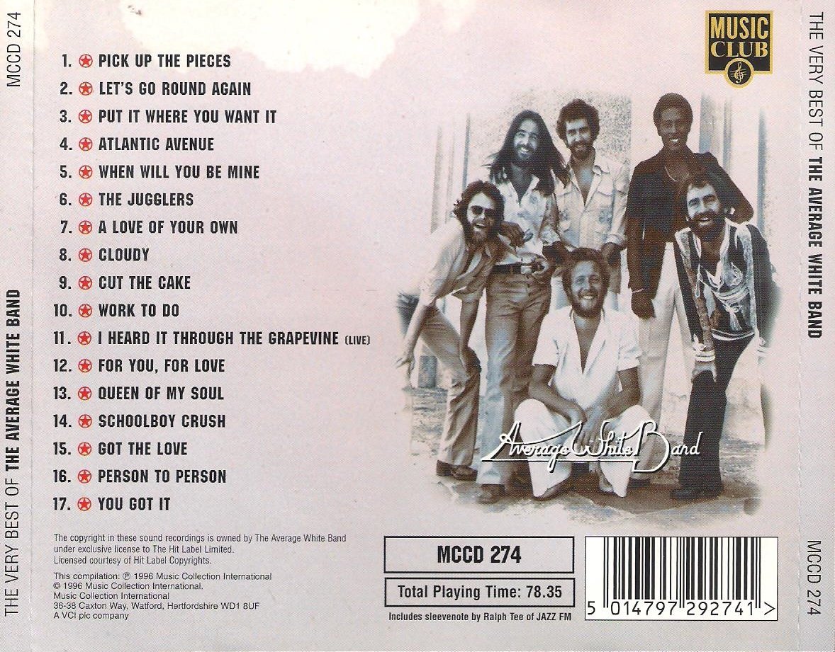 Average White Band Very Best: Amazon.co.uk: CDs & Vinyl